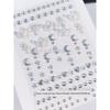 Music Festival Makeup Face Pasters Butterfly Ornament Star Moon Stick-on Crystals Concert Face Sticker Ornament Ornament Rhinestone Bright Diamond