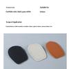 1 Pair Cowhide Latex Height Increase Insoles Breathable High Elastic Shock-Absorbing Insole For Daily Walking Long Standing