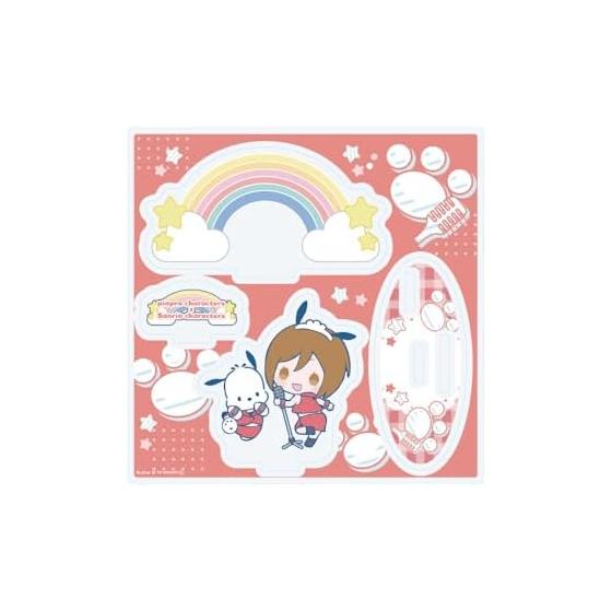 Piapro Characters x Sanrio Characters MEIKO x Pochacco Acrylic Stand Plate