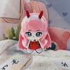 Anime DARLING In The FRANXX Zero Two Cosplay Keychain Cute Plush Cotton Doll Backpack Pendant Keyring Accessories