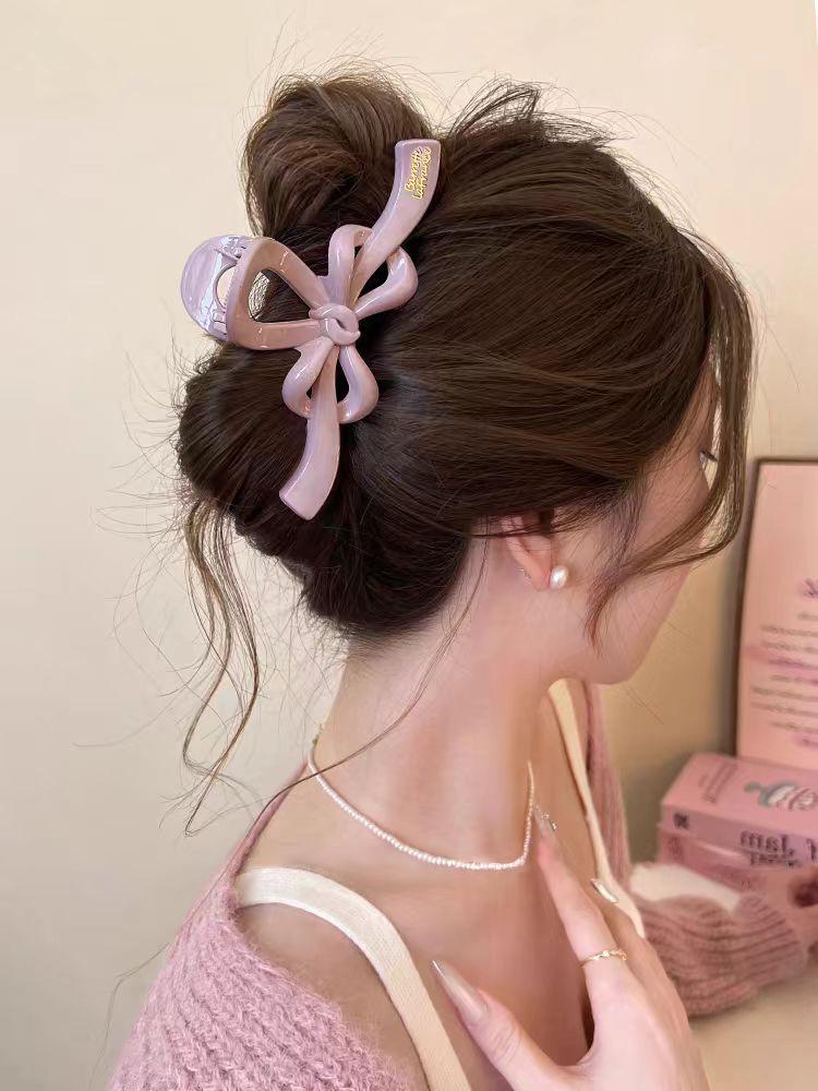 2025 Leopard Print High-End Large Shark Hair Clip for Women