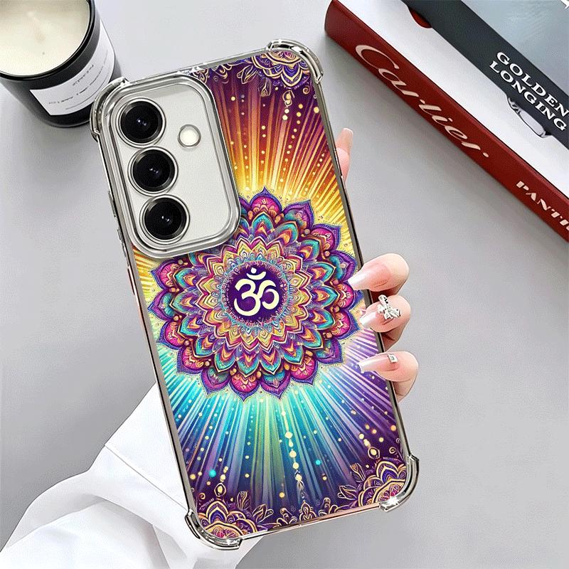 

Mandala Chakra Insist Yoga Soft Phone Case For Samsung A17 A27 A07 A37 A57 A16 A56 A15 A55 A14 A54 A13 A53 A26 A36 A25 A35 A24 A Samsung A36