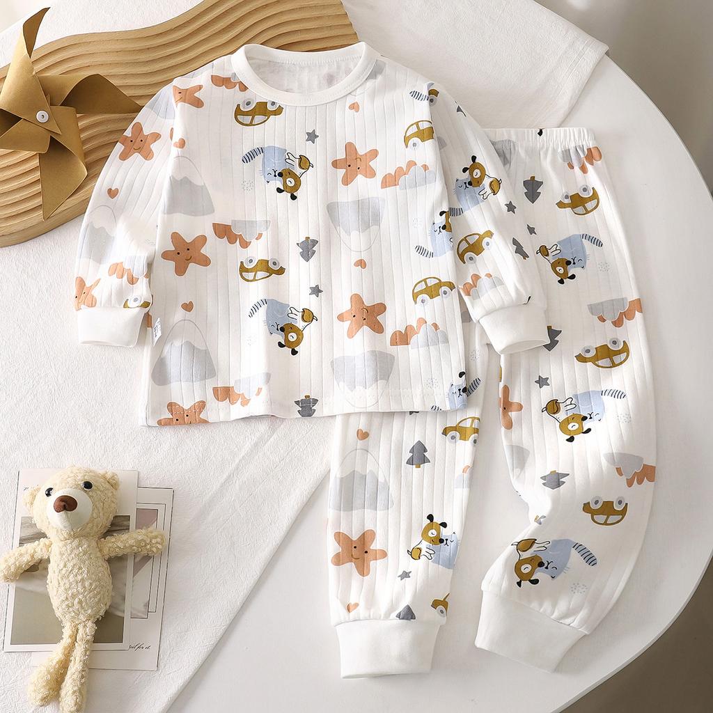 Kinder Unterwäsche Sets, Reine Baumwolle Herbst Neuer Stil Baby Jungen Hauskleidung, Mädchen Pyjamas, Lange Unterhosen und Lange Unterhosen Kinderkleidung