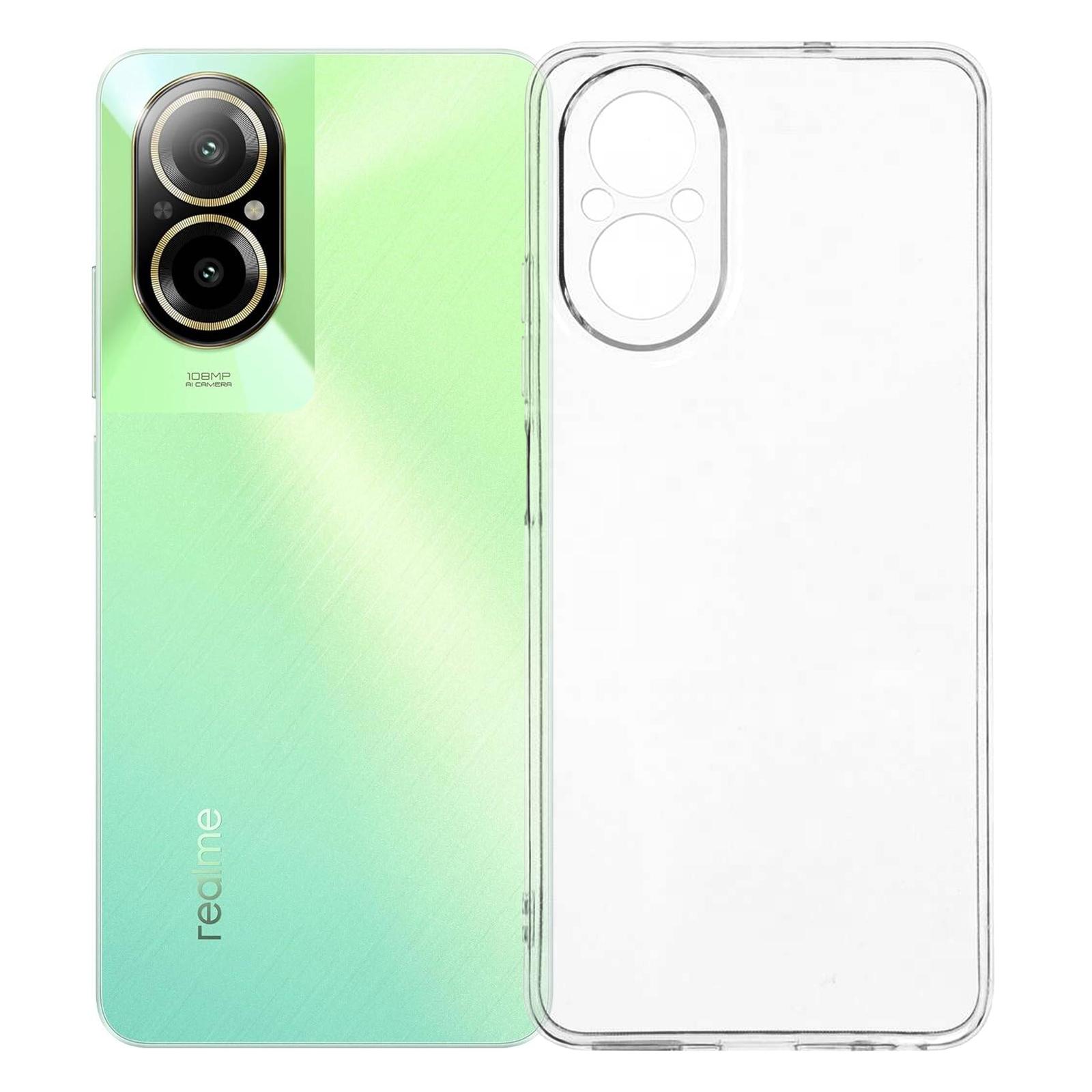 

For Realme C67 4G Back Cover Ultra Thin Flexible TPU Clear Phone Case A