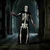 Halloweenová svítící róba s lebkou pro dospělé, hororový kostým ducha, kostým kostlivce Smrti, kostým pro party a jevištní vystoupení