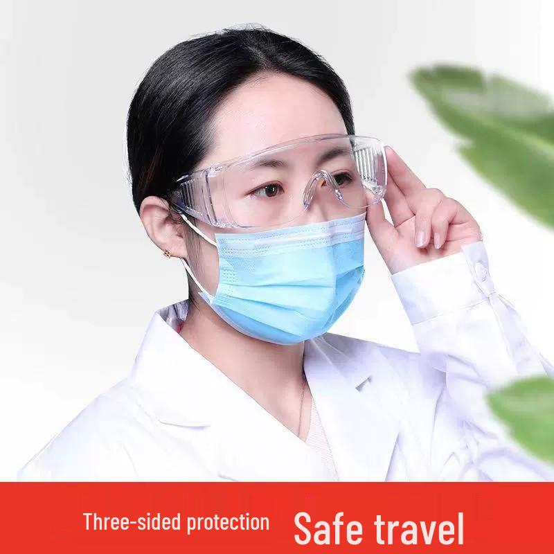 Transparent Anti-fog UV Blue Light Blocking Glasses for Water Festivals and Laboratory Protection