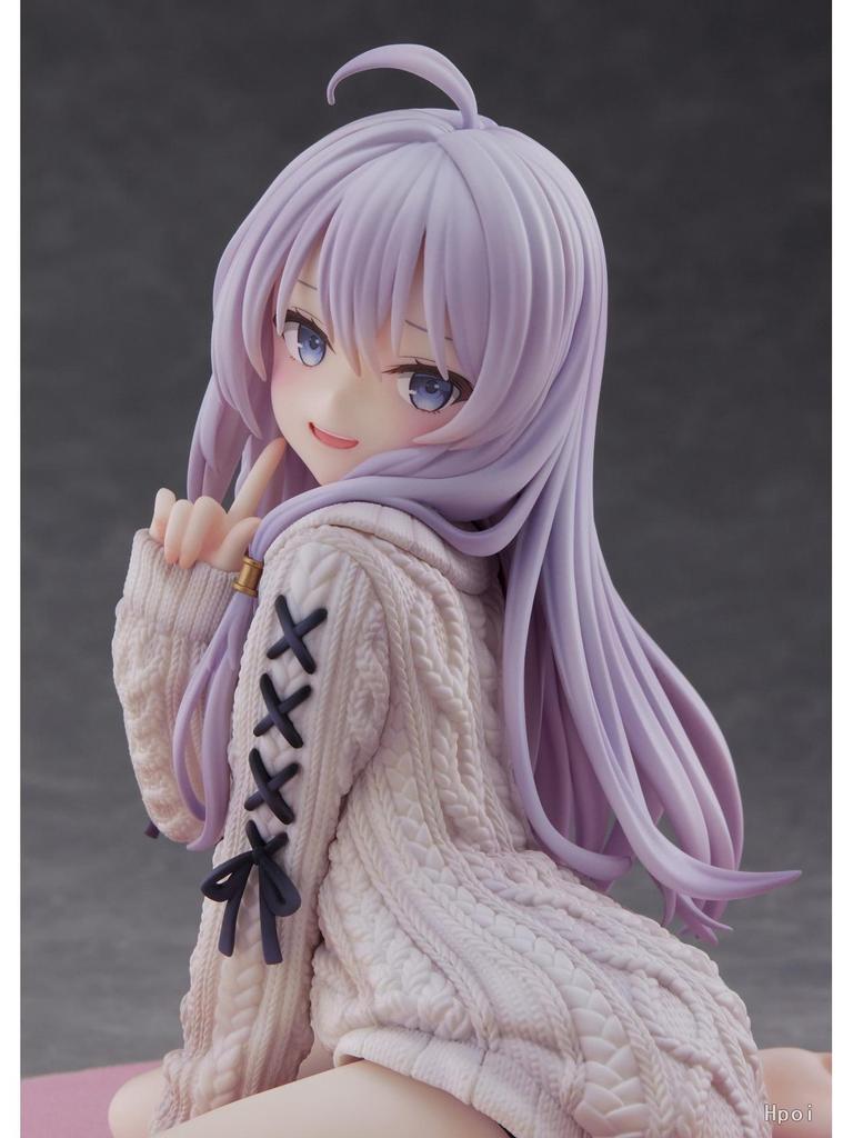 Handgemachtes Hexenreise Strickkleid Anime Mädchen Ornament Geschenk