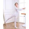 Kids Skin-Colored Thermal Underwear Set, Fleece Lined Long Sleeve Top & Pants for Dance, Performance, Practice