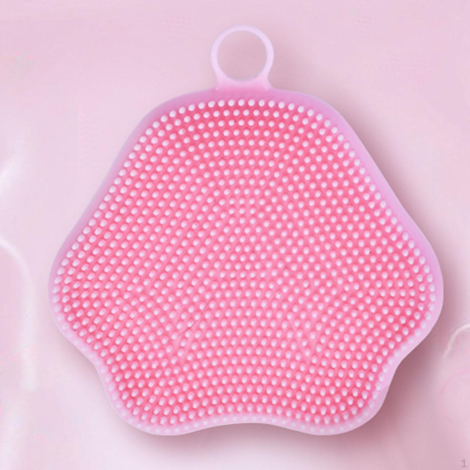 

Face Cleanser Brush Exfoliator Easy to Carry & Store Facial Cleansing Tool Exfoliating рожевий