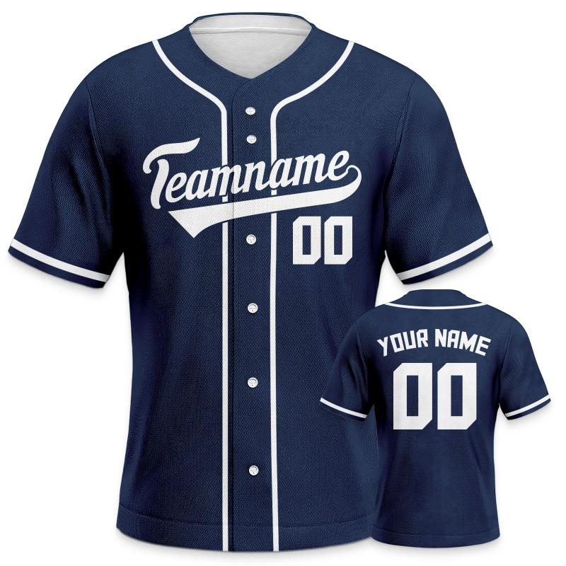 Baseballtrikot für Fans Einfaches Baseball-Shirt