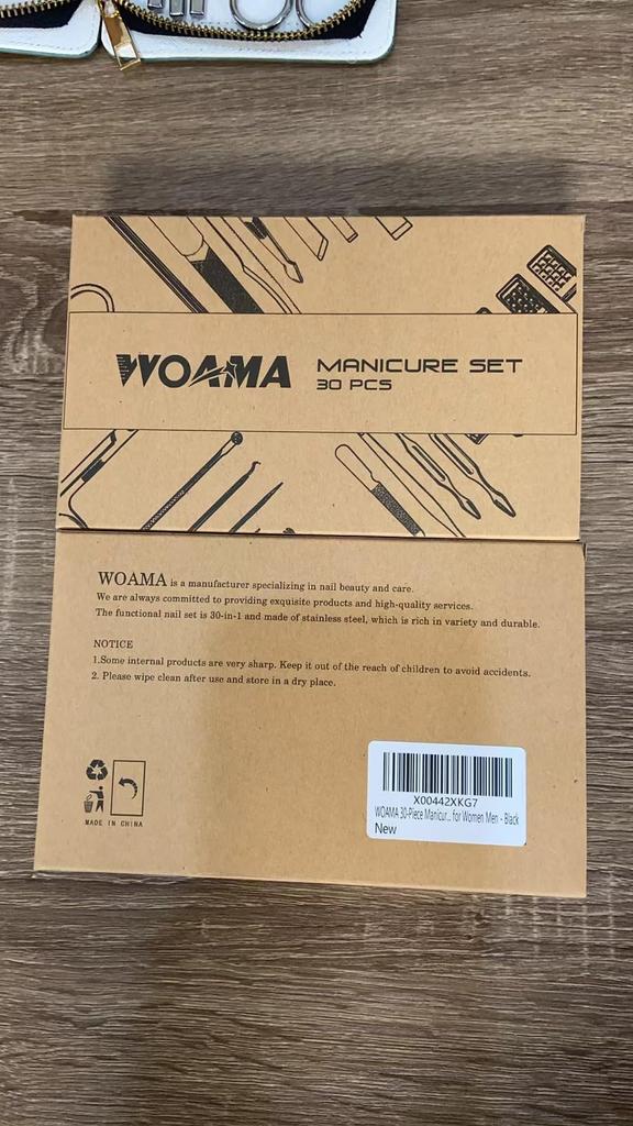 Nagelknipser Pflege Maniküre Nagelpflege Edelstahl Inklusive Dediziertem Aufbewahrungskoffer 30-teiliges Set, Set, Set, Set, Multifunktional, Stahl, Tragbar,