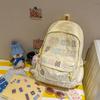 Schoolbag1011 summer new schoolbag female junior high school high school students large capacity niche ins backpack Korean version alphabet computer
