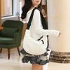 Crossbody Bag For Women With Nylon Material And Zipper Closure For Daily Use