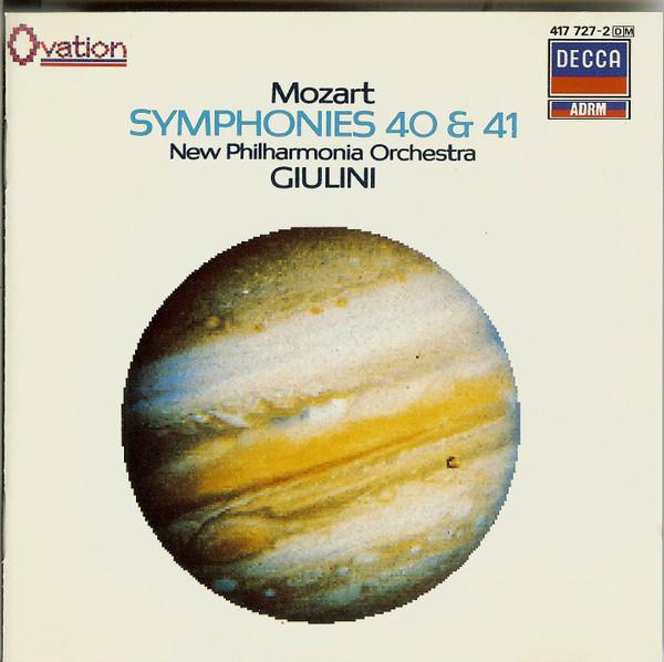 

CD Symphony No. 40 No. 41 Jupiter 4177272 Decca 1987 UK Classical Used