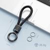 PIAQEIOZ Car Key Chain, Carabiner, Leather, Braided Bicycle, Keychain, Stylish, Includes Key Ring, Men's,