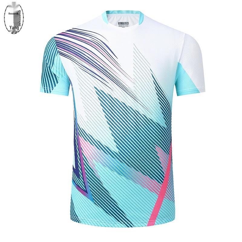 Unisex schnelltrocknendes kurzärmeliges Sporttrikot-Set
