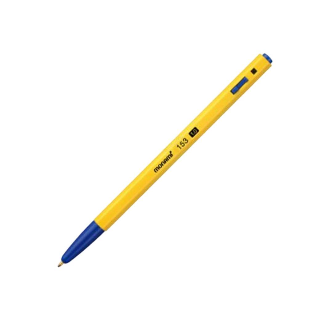 Monami 153 Ballpoint Pen 1.0mm Bold (12pcs/1 Set) 3 Colors/ Back To School College Student Pen Smooth Writing K-Stationery