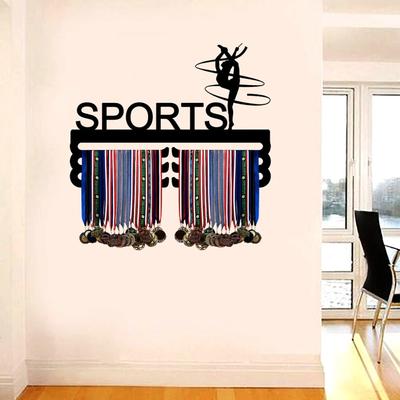 Support en métal pour médailles de sport pour hommes et femmes, saut en hauteur, tennis, danse, lutte, athlétisme, plongée, sports, médailles et rubans