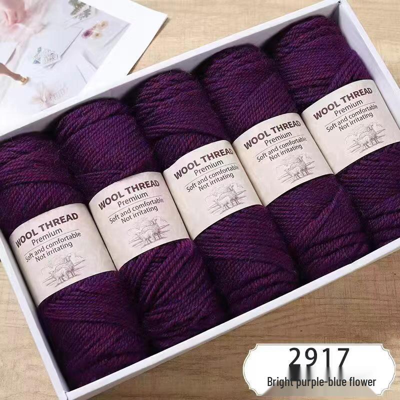 Soft Alpaca Wool Chunky Yarn for Hand Knitting Sweaters, Scarves, and Hats