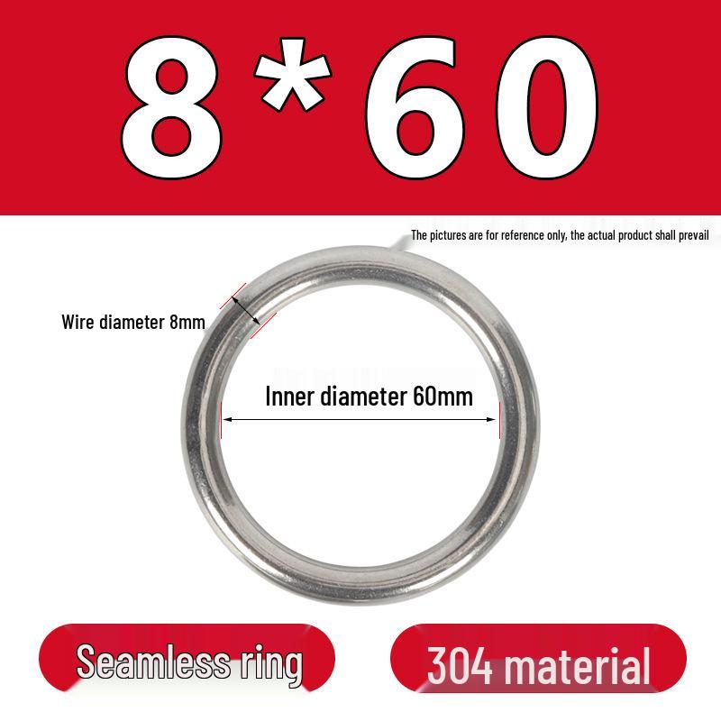 Stainless Steel Seamless O-Ring: Corrosion-Resistant Accessory for Handbags and Pet Gear