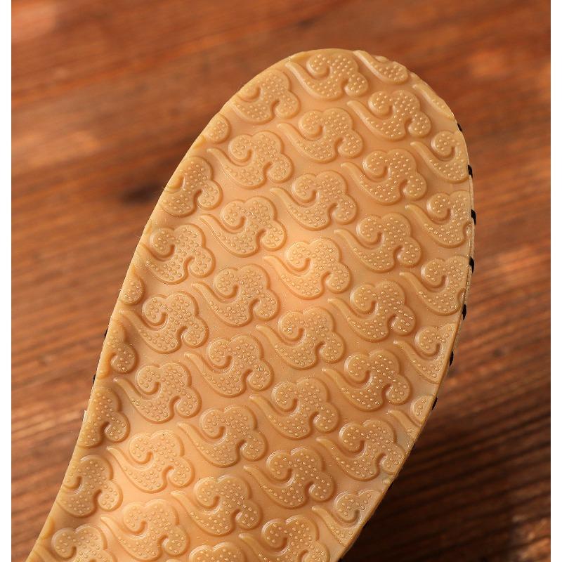 Chinese-style Embroidered Multi-layered Sole Cloth Shoes for Both Men and Women, Ethnic-style Embroidered Cloth Shoes