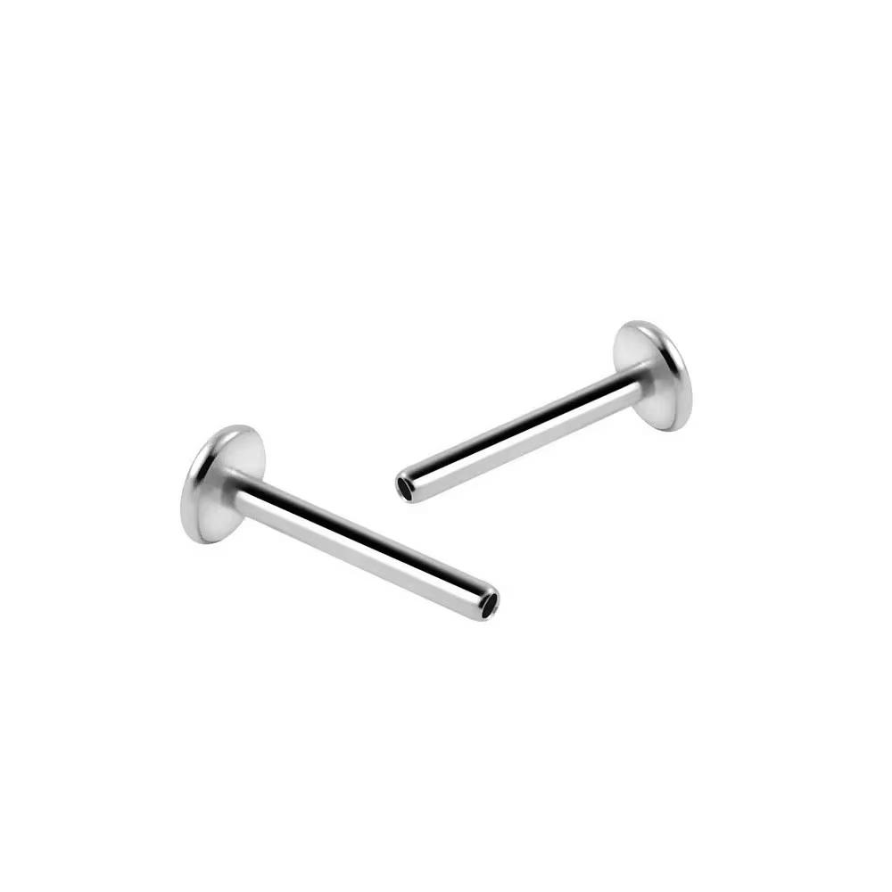 5/10/50PCS G23 Titanium Ear Stud Push Pin Labret Lip Nose Piercing Earrings Jewelry Threadless Accessories Earrings