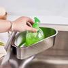 Mesh Colander Portable Strainer Stainless Steel Triangle Sink Shelf Kitchen Strainer  Household