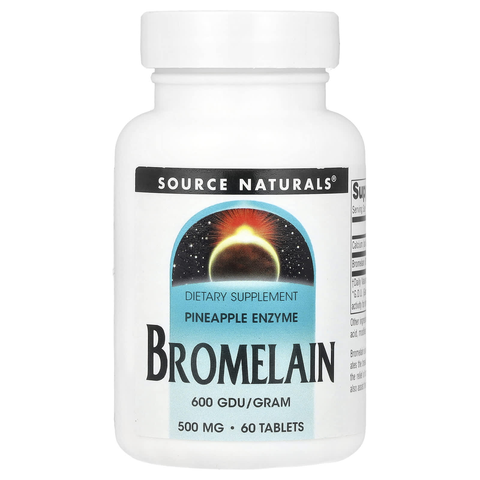 

Bromelain 600Gdu/G, 500Mg, 60 Tablets