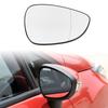 Car Wing Mirror Glass Heated with Backing Plate for Ford Fiesta MK7 2008-2017,Clear Anti-fog Rear View Door Side Mirror Replacement Parts