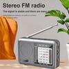 Portable Radio with Rechargeable Battery & Earphone FM AM SW Radio Pocket Radio Gifts for Seniors Elderly