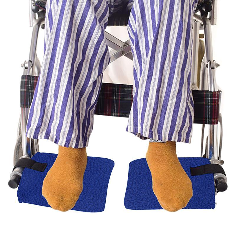 Rollstuhl Fußstützenpolster Fußplatten-Schutzpolster Beinauflagenkissen Fußschutzpolster zur Vermeidung von Fußkratzern