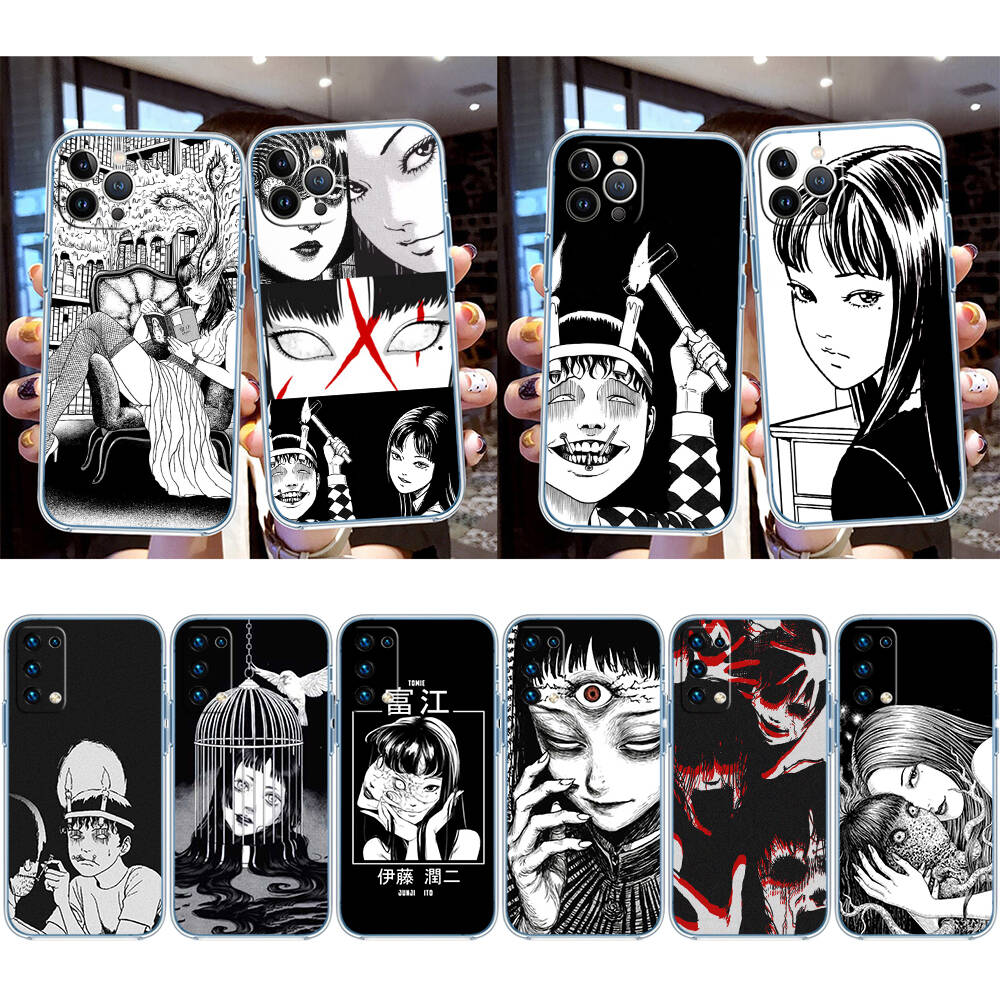 Junji Ito Tomie Phone Case for Motorola G14 G15 G24 G30 G31 G32 G34 G41 G42 G51 G52 G50 G60S G60 G62 G72 G71 G73 G84 G85 G200 E32