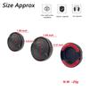 Car Door Lockhole Protect Cover Trim For Jeep Wrangler TJ JK JL Gladiator JT Keyhole Antirust Cap Exterior Parts Accessories