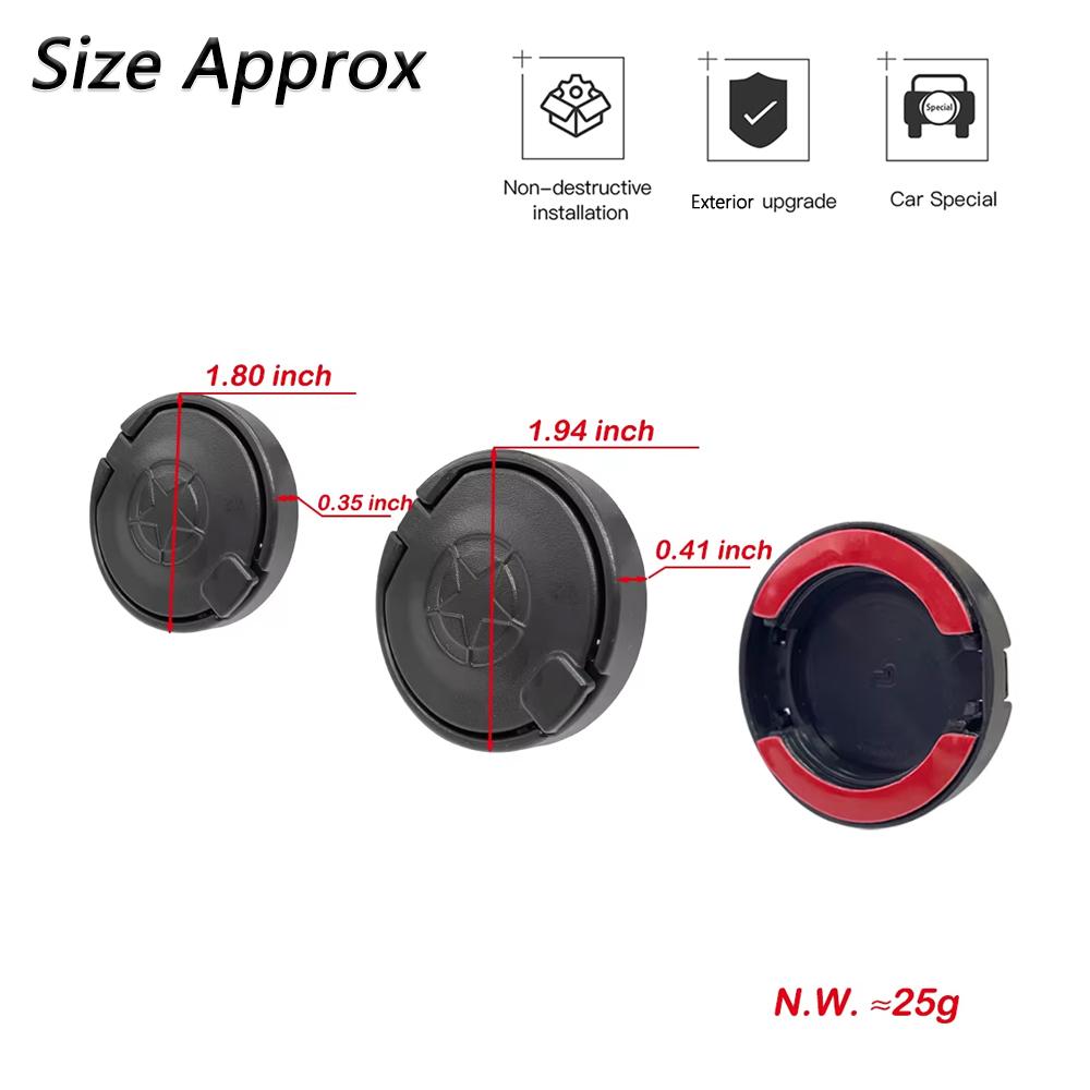 Car Door Lockhole Protect Cover Trim For Jeep Wrangler TJ JK JL Gladiator JT Keyhole Antirust Cap Exterior Parts Accessories