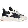 Rubik's Cube Chunky Sneakers Women's Low Top Black/Ivory White 122148808-4