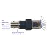  BNC to RJ45 Adapter BNC Female to RJ45 Male Connectors for Coaxial Cable Testing