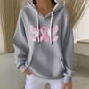Women's Fashion Casual Christmas Angel Print Pullover Long-Sleeve Sweatshirt
