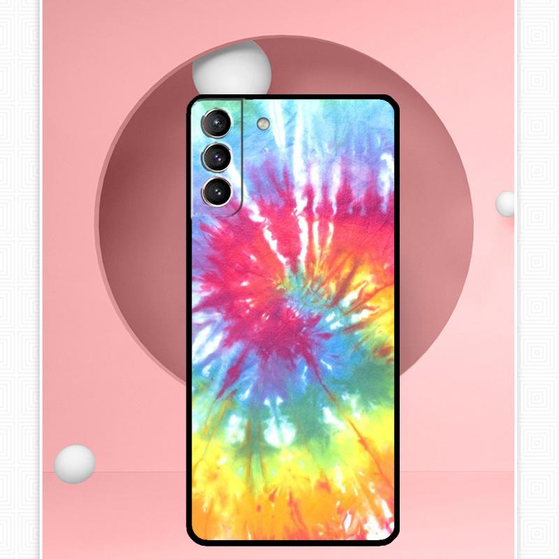 Trippy Tie Dye Hippie Art Case For Samsung Galaxy S24 Ultra S20 S21 S22 S23 S25 Ultra S9 S10 Plus S25 FE Cover Funda