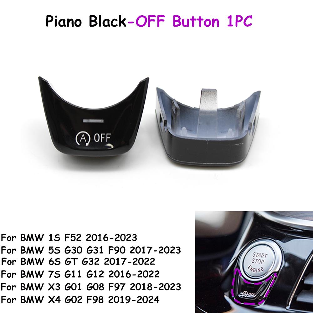 F52 G30 G31 G01 G08 G02 F98 G32 G11 G12 Engine Ignition Start Stop OFF Switch Button Cover Trim For BMW 1 5 6 7 X3 X4 Series