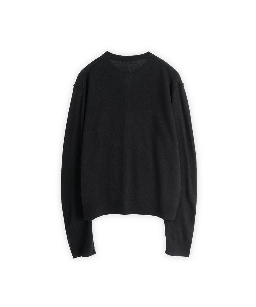 Brownyard Soft Round Cardigan, Black