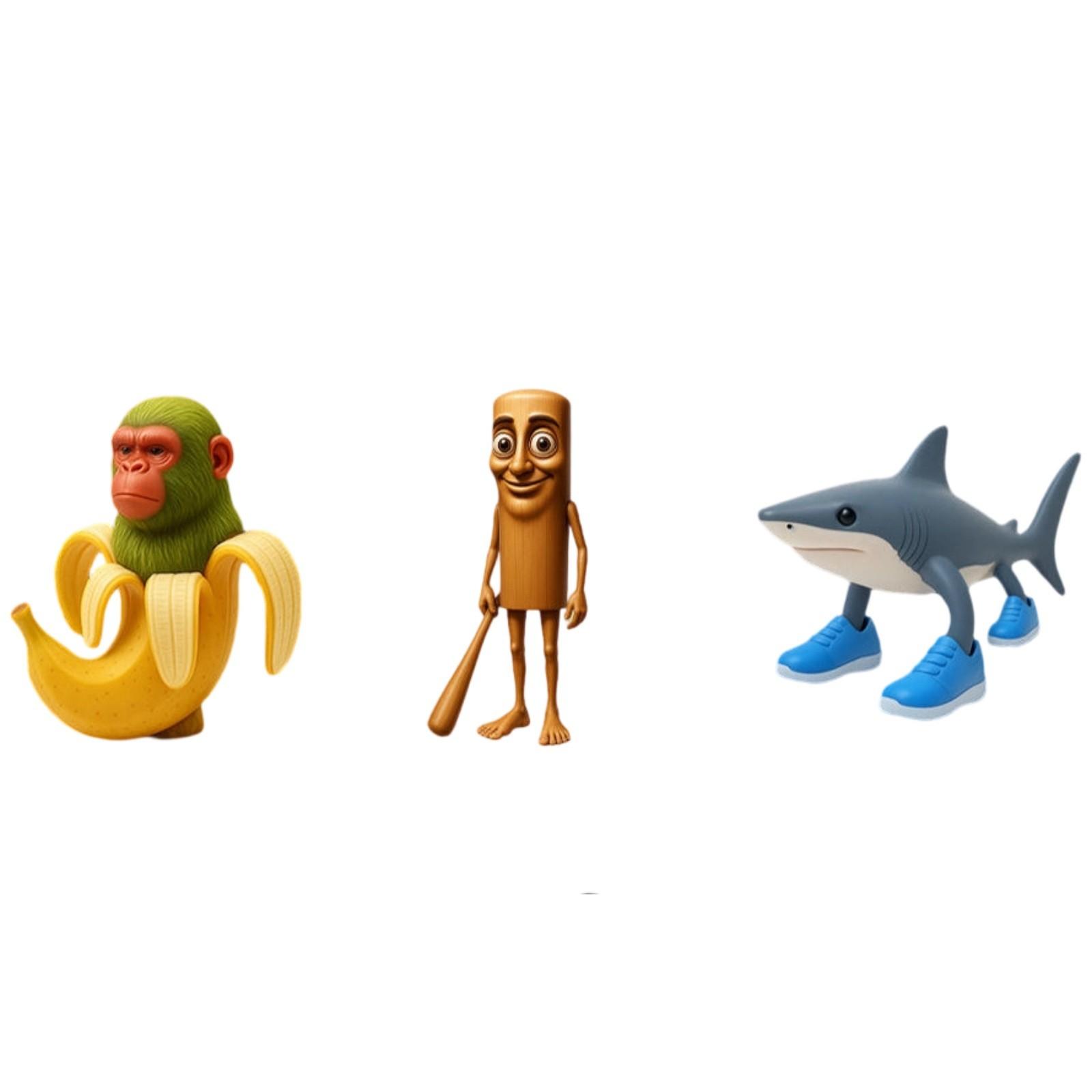 

Small Dolls Kit Ornaments Model Doll ABS Decoration Children s Toy Gift One Size