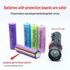 18650 Lithium Battery with Protection Board 3.7V for High-Power Flashlight and Medical Beauty Instruments