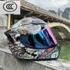 3C Certified Bluetooth All-Season Windproof Full Face Motorcycle/Scooter Helmet for Couples