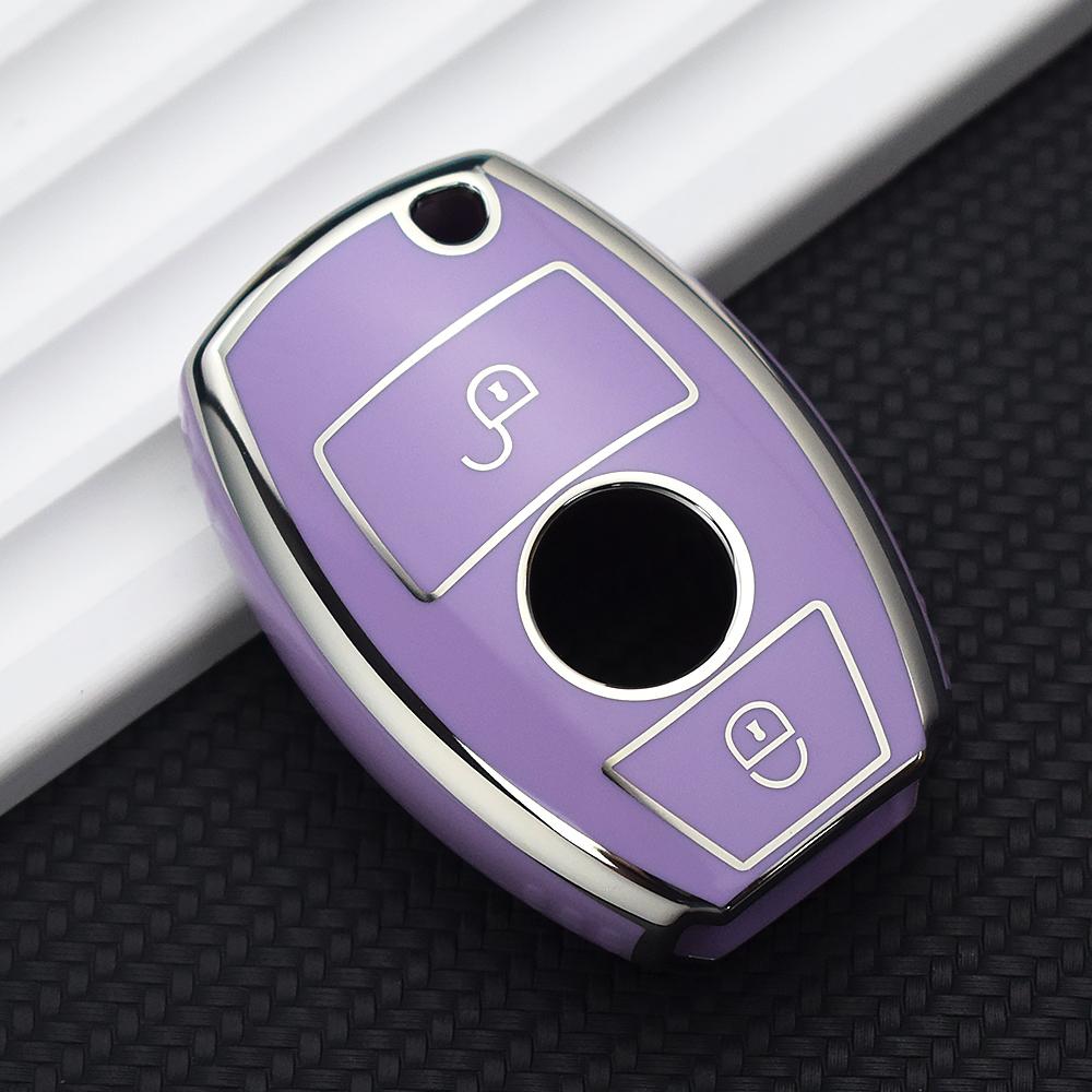 TPU Key Case Cover 2/3Button Shell Fob for Mercedes Benz W204 W463 W176 W251 W205 A200 A260 A C R G Class GLA CLA GLK GLC CLS MGB8