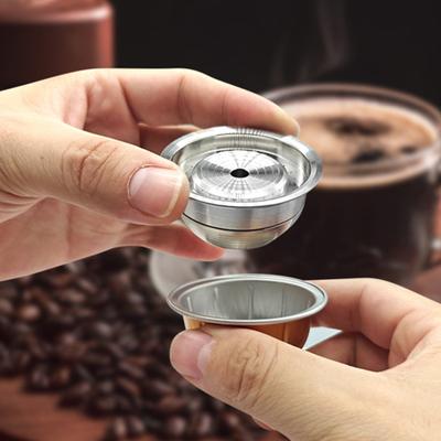 Opakovaně použitelný držák kávových kapslí Domácí kancelář Camping Nerezové doplňovatelné filtry pro Nespresso Vertuo Plus