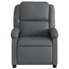 Massage Chair Relaxation Chair Grey Faux Leather