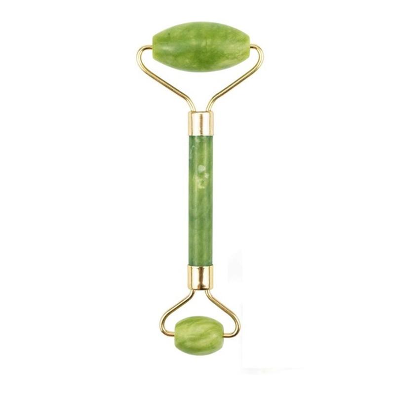 Хрустальный камень нефритовый роликовый массажный ролик для подтяжки лица, массажер для похудения лица