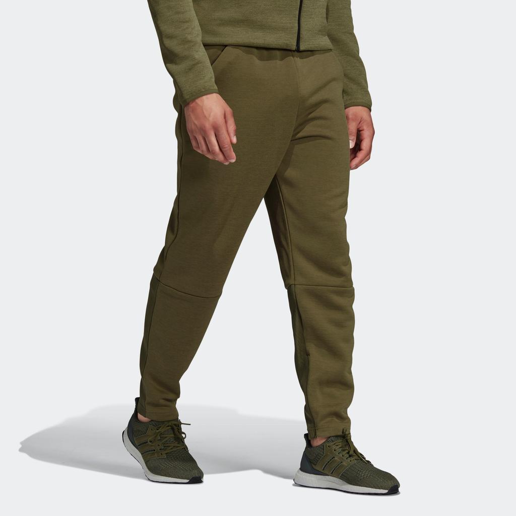 Adidas Sportswear Z.N.E. PT Mesh Logo Comfortable Soft Knitted Sports Pants Men Pants Green DP5136