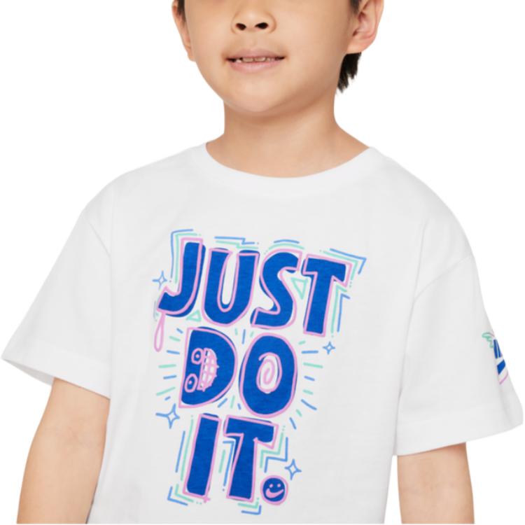 Nike Kids T Shirts Crew Neck Moderate FV2725-100