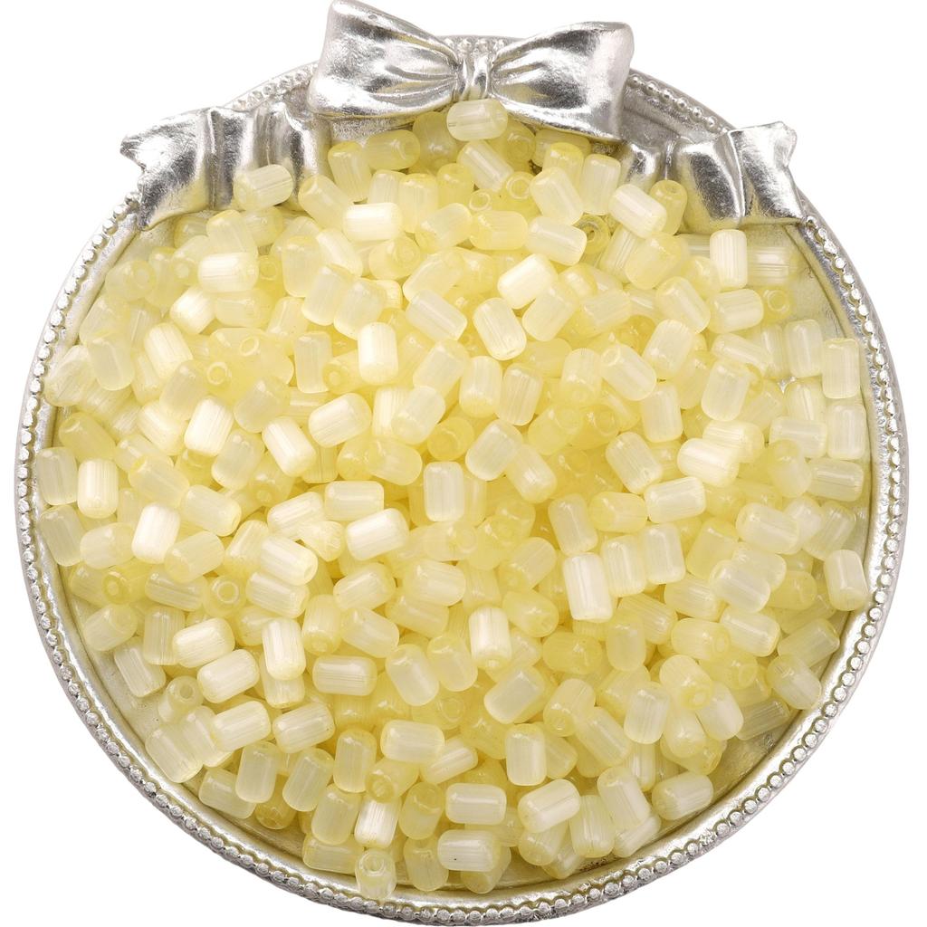 60Pcs Glass Seed Beads Cat Eye Jujube Shaped Beads DIY Bracelet Necklace For Jewelry Making Accessories